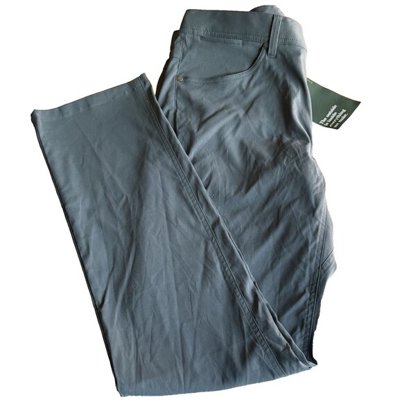 NWT LL Bean VentureStretch Five Pocket Mens Pants Straight Leg 33x32 - Picture 3 of 8